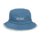 GT? Distressed Denim Bucket Hat