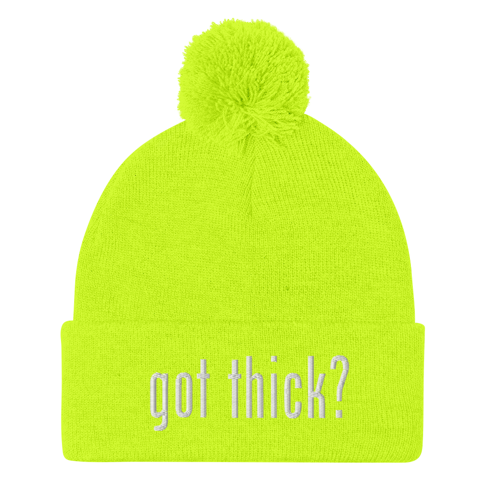 Got Thick? Pom-Pom Beanie