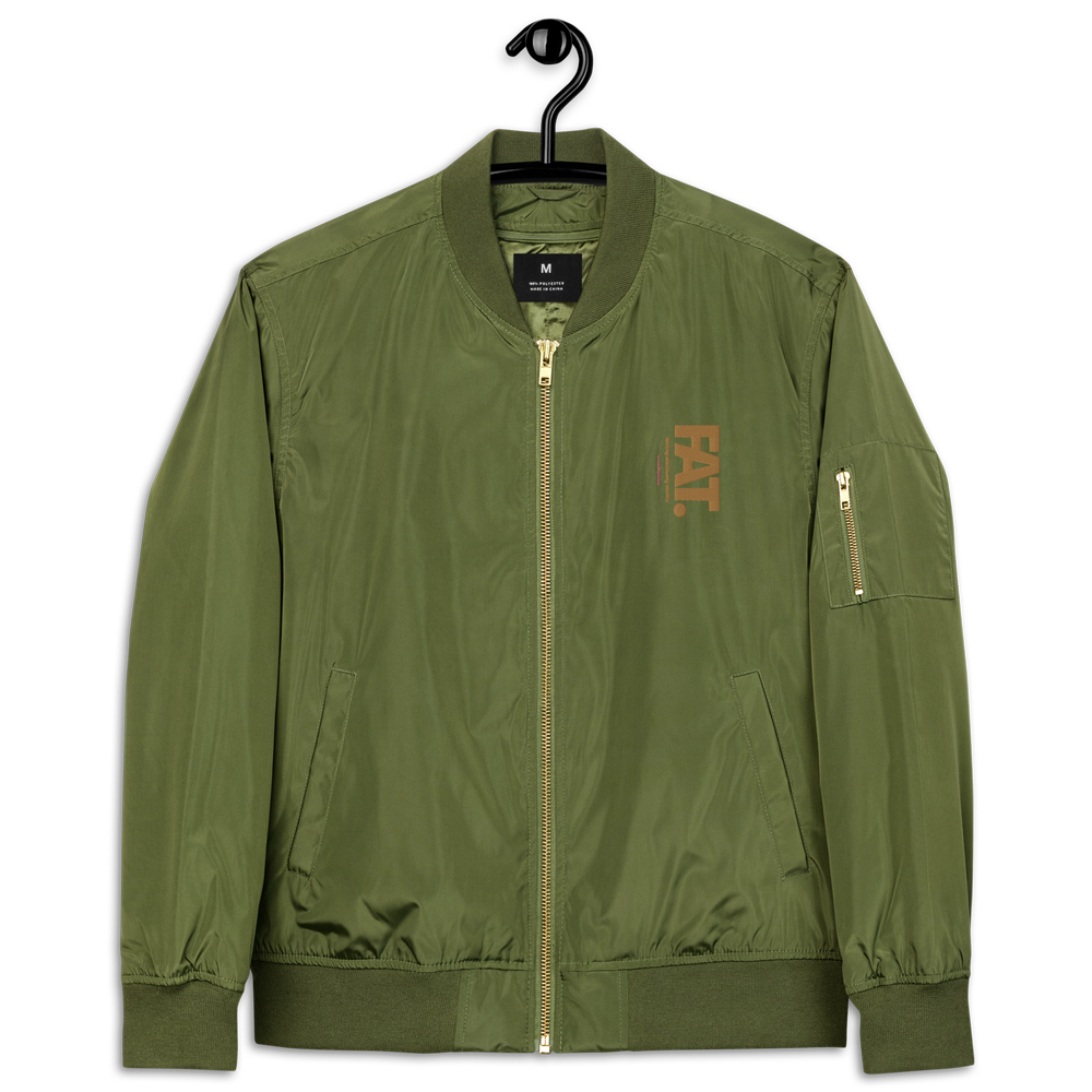 FAT Bomber Jacket (Black & Army Green)