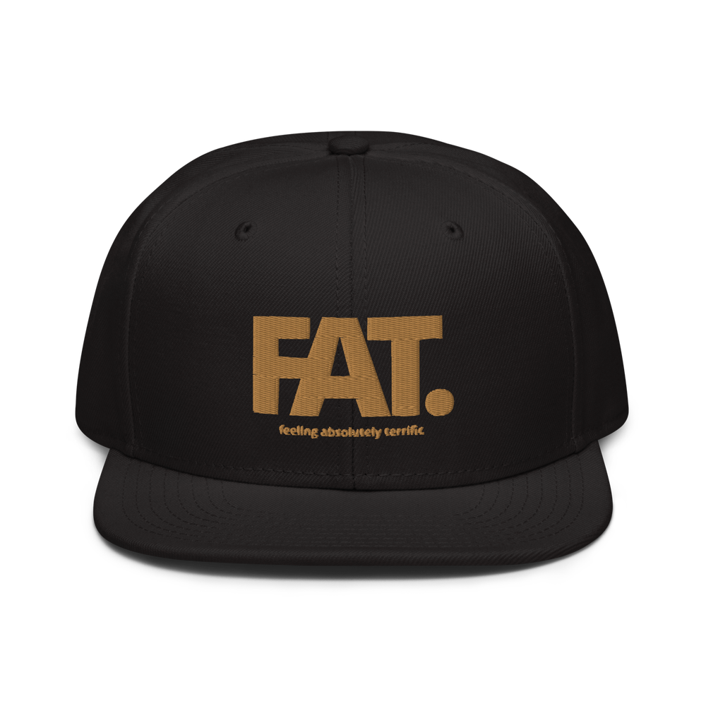 FAT Black & Gold Signature Snap Back